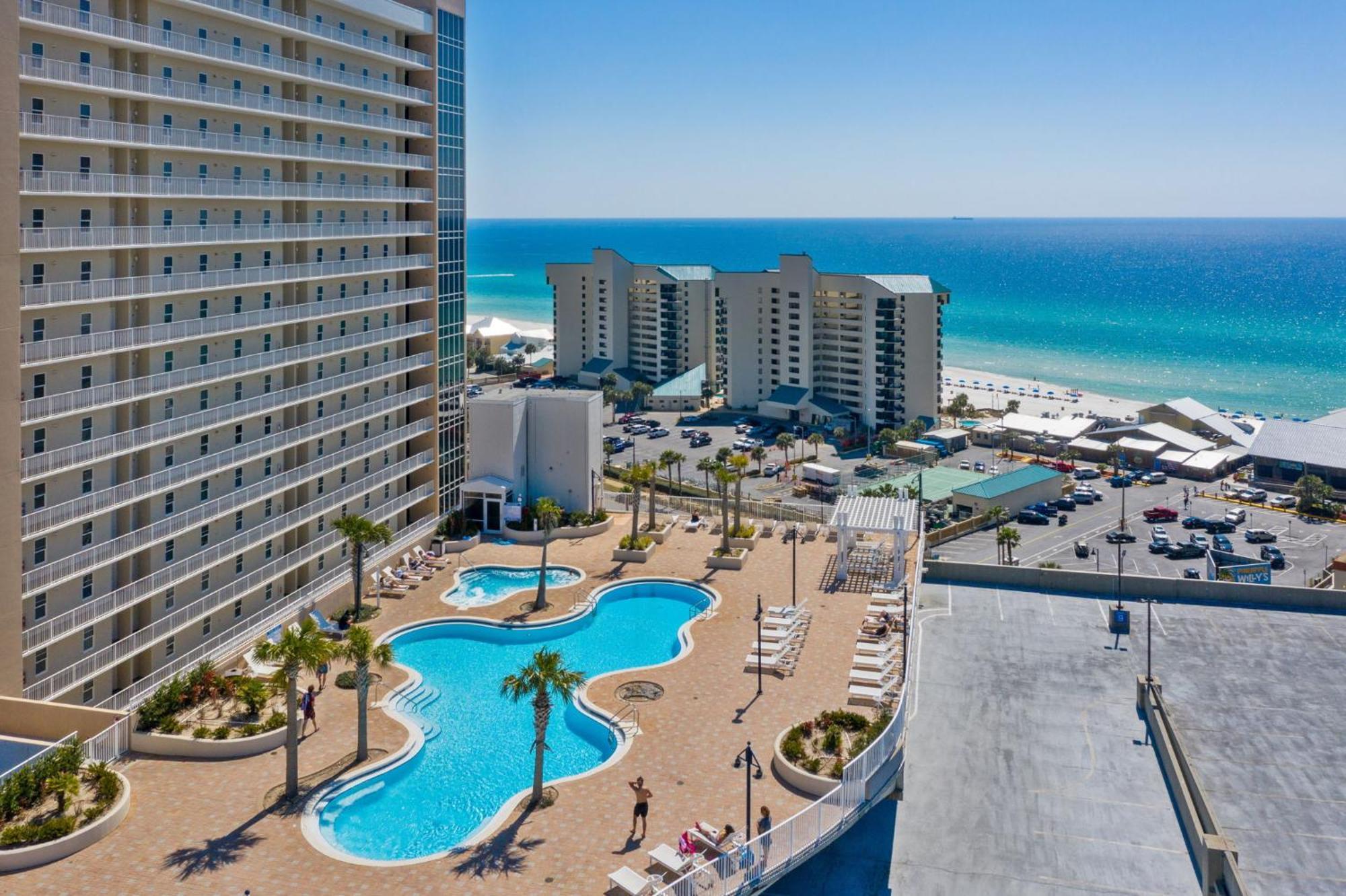 Amazing Beach Ocean View Condo! Free Beach Chairsservice! Sleeps 8! By Dolce Vita Getaways Pcb Panama City Beach Exterior photo